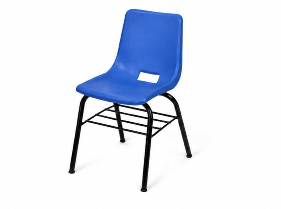 Silla de Polipropileno Mediana con Parrilla